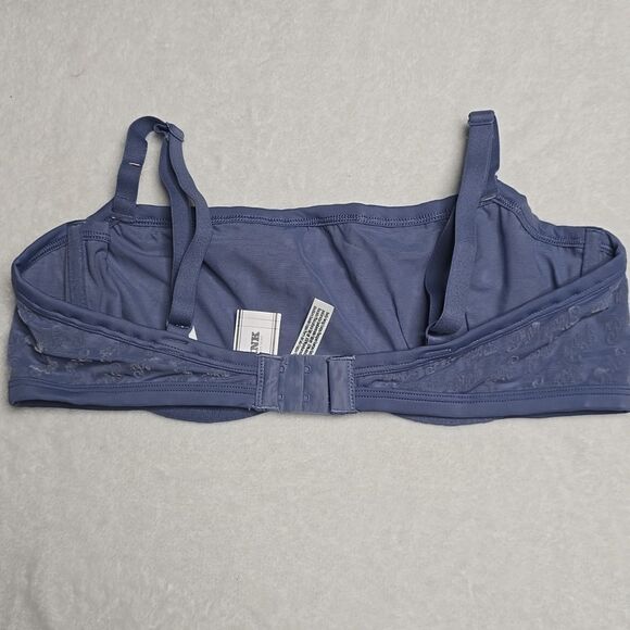 1256 NWT Victoria's Secret PINK Wink Non-Padded U-Neck Bra Sz XL - Picture 5 of 7